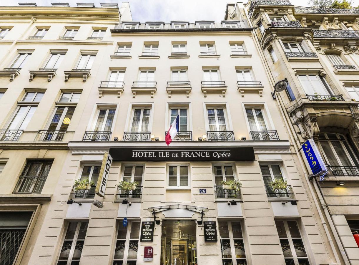 Hotel Ile De France Opera Paris Exteriör bild